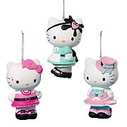 Hello Kitty Lolita 3 1/2-Inch Ornaments